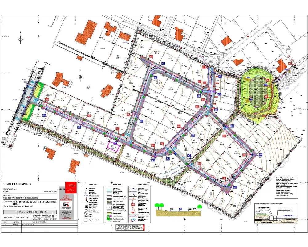 lotissement près de Saint-Vincent-sur-Jard